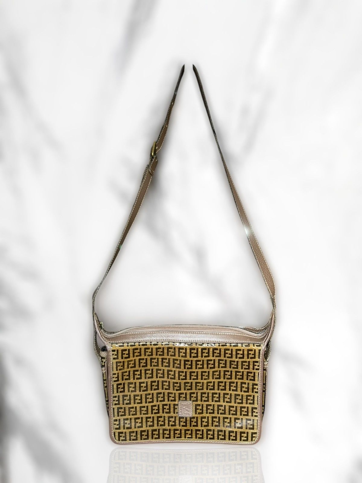 Fendi Vintage Fendi Zucca Monogram Shoulder Bag Size ONE SIZE - 2 Thumbnail