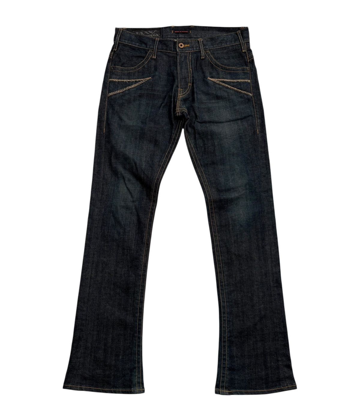 Japanese Brand Blue Way Japan Wide Leg Denim Pants Size US 32 / EU 48 - 1 Thumbnail