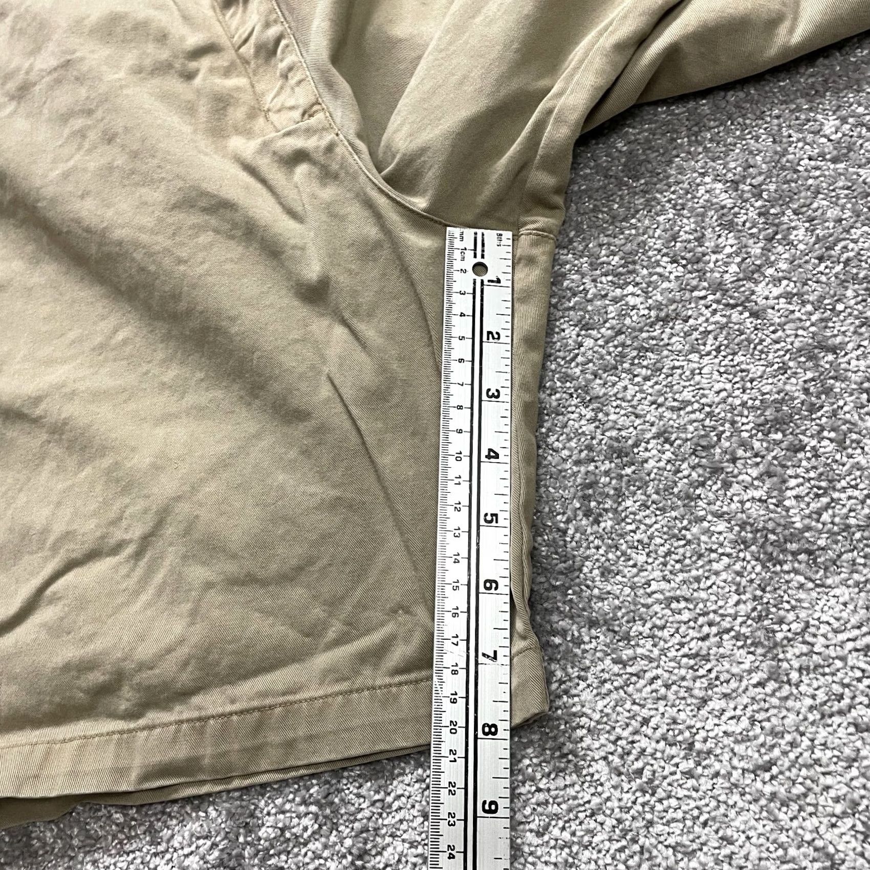 Vintage Woolrich John Rich and Bros Chino Shorts Womens 18 Brown Beige Cotton Casual 8" Vintage N/A Size 25" / US 0 / IT 36 - 3 Thumbnail