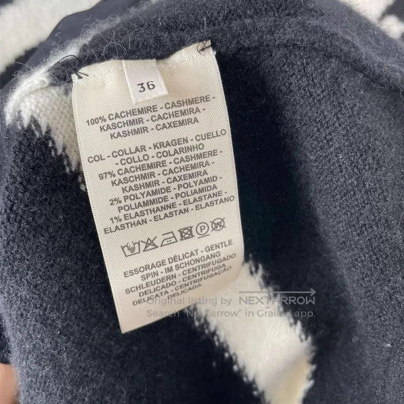 Hermes Black cashmere dress