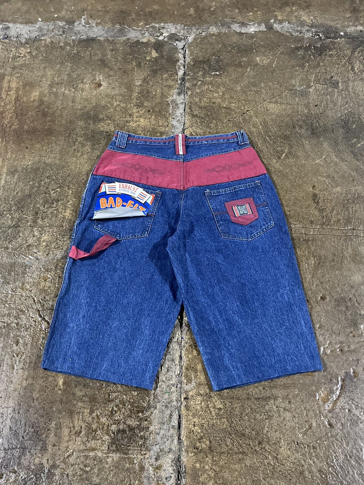 JNCO × Southpole × Vintage Crazy Vintage 90s Exhaust Carpenter Jorts Baggy Shorts JNCO Size US 34 / EU 50 - 1 Thumbnail
