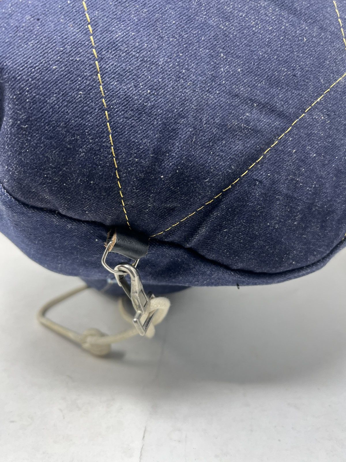 Japanese Brand Vintage Canton X-West Denim Drawstring Bucket Size ONE SIZE - 10 Thumbnail