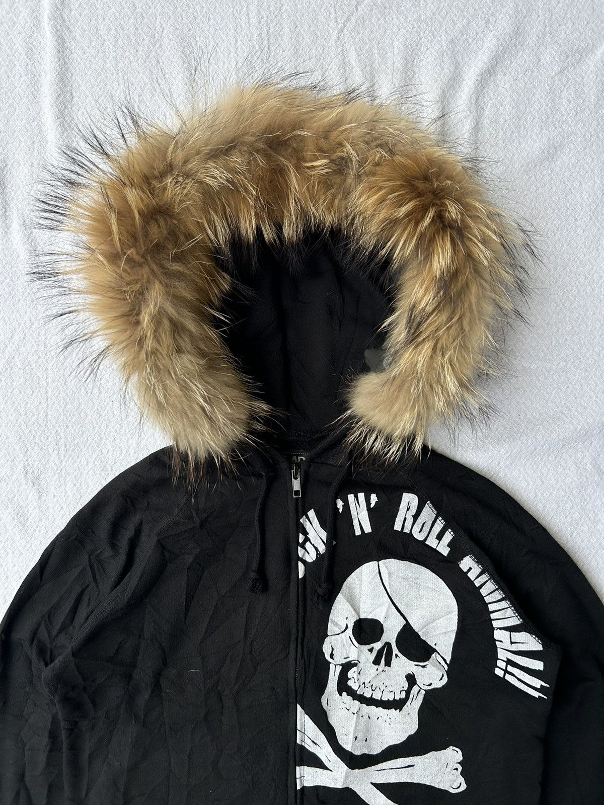 Hysteric Glamour 💸BINDINGOFFER💸Fur hoodie glad news skull Ifsixwasnine lgb Size US S / EU 44-46 / 1 - 8 Thumbnail