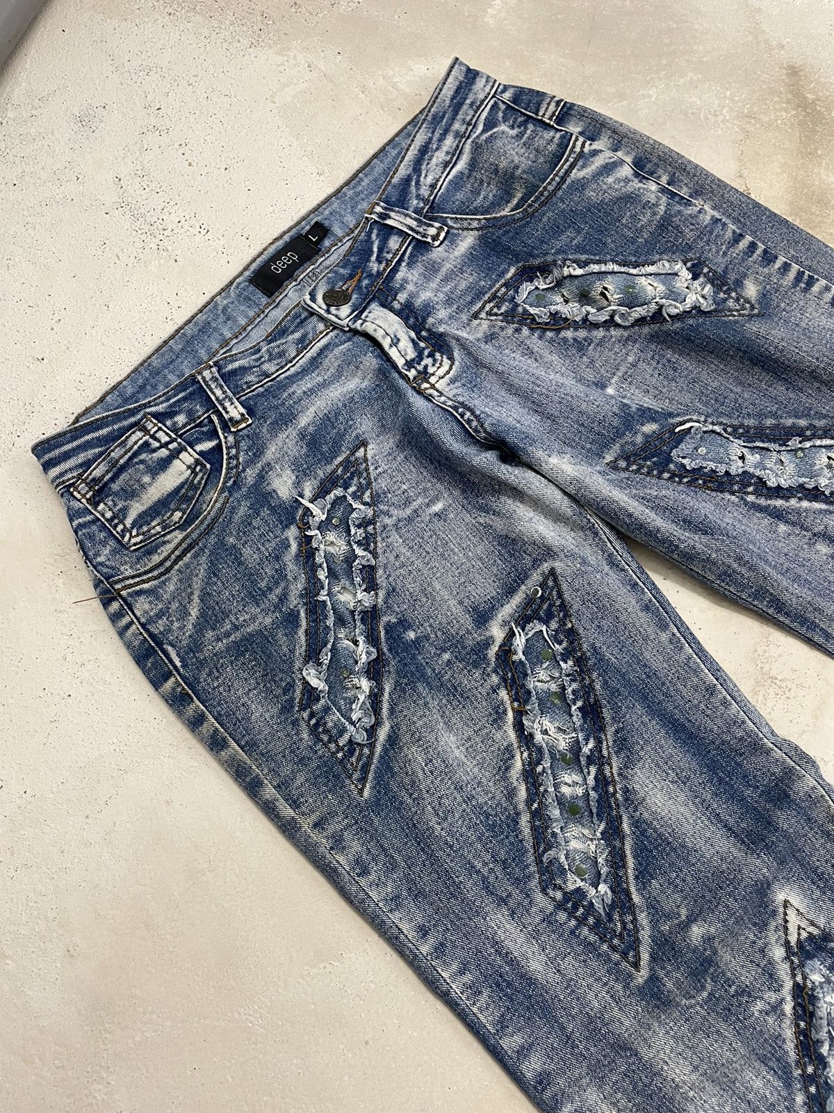 Hysteric Glamour Deep Enzyme Wash Flare Distressed Kapital Style Denim Size 28" / US 6 / IT 42 - 3 Thumbnail