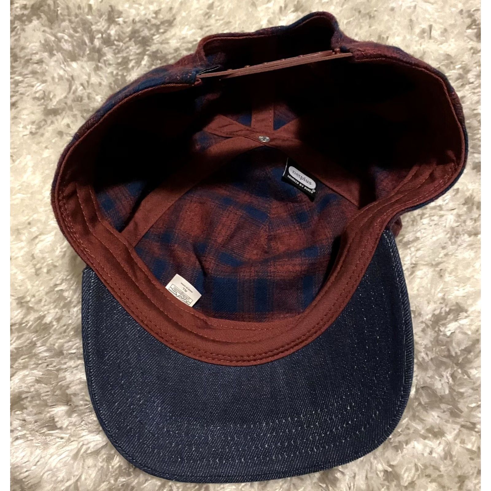 Patagonia Patagonia Hat Cap Snap Back Adjustable Blue Red Plaid Cotton Mens Unisex Adults Cap Snapback Vintage No Size ONE SIZE - 6 Thumbnail