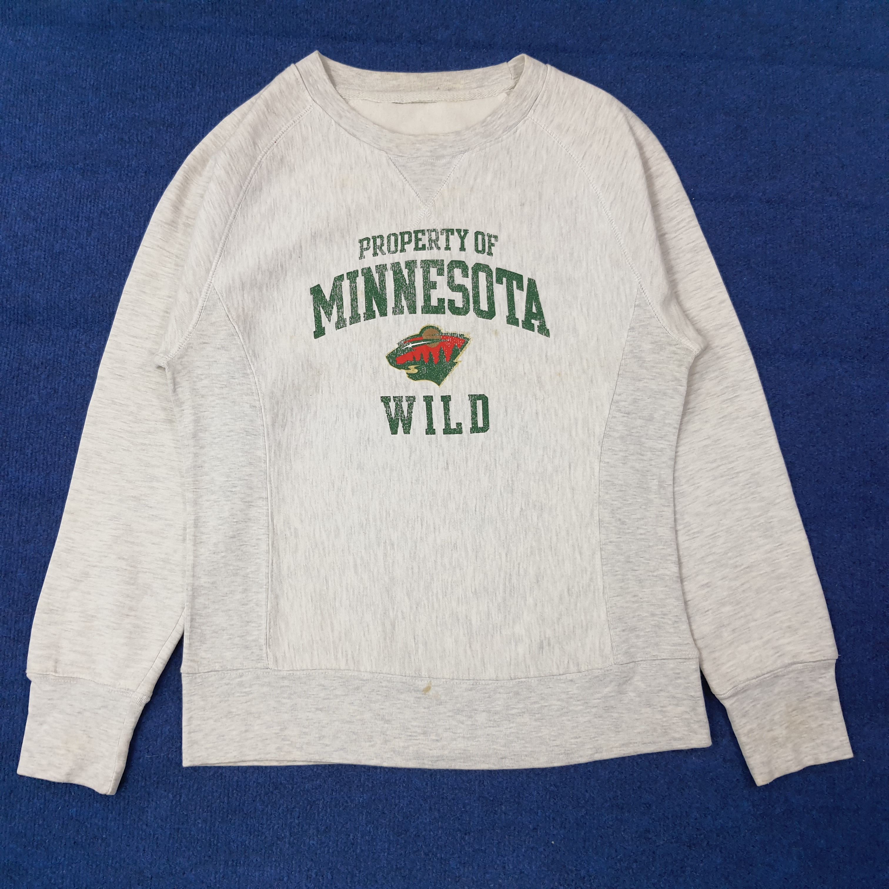 NHL Vintage Style Minnesota Wild Crewneck Sweatshirt C268N23 Size US S / EU 44-46 / 1 - 1 Thumbnail