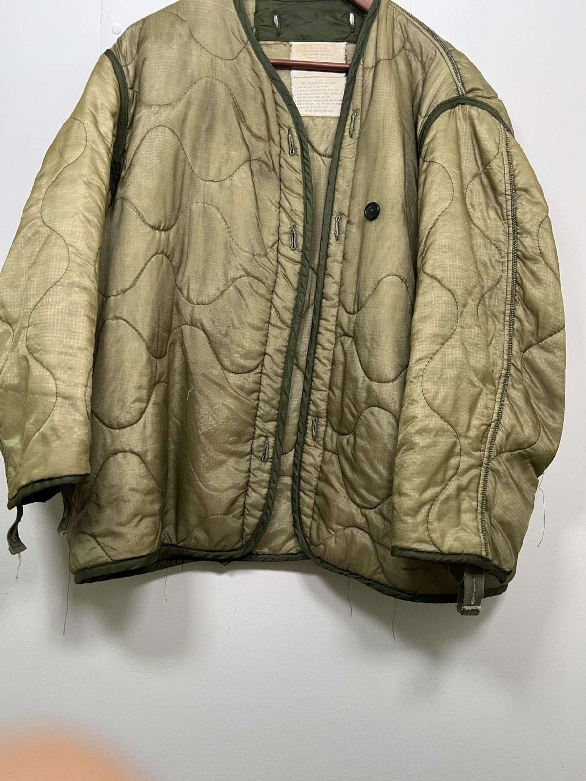 Vintage Vintage Light Green Military Liner Size US L / EU 52-54 / 3 - 5 Thumbnail