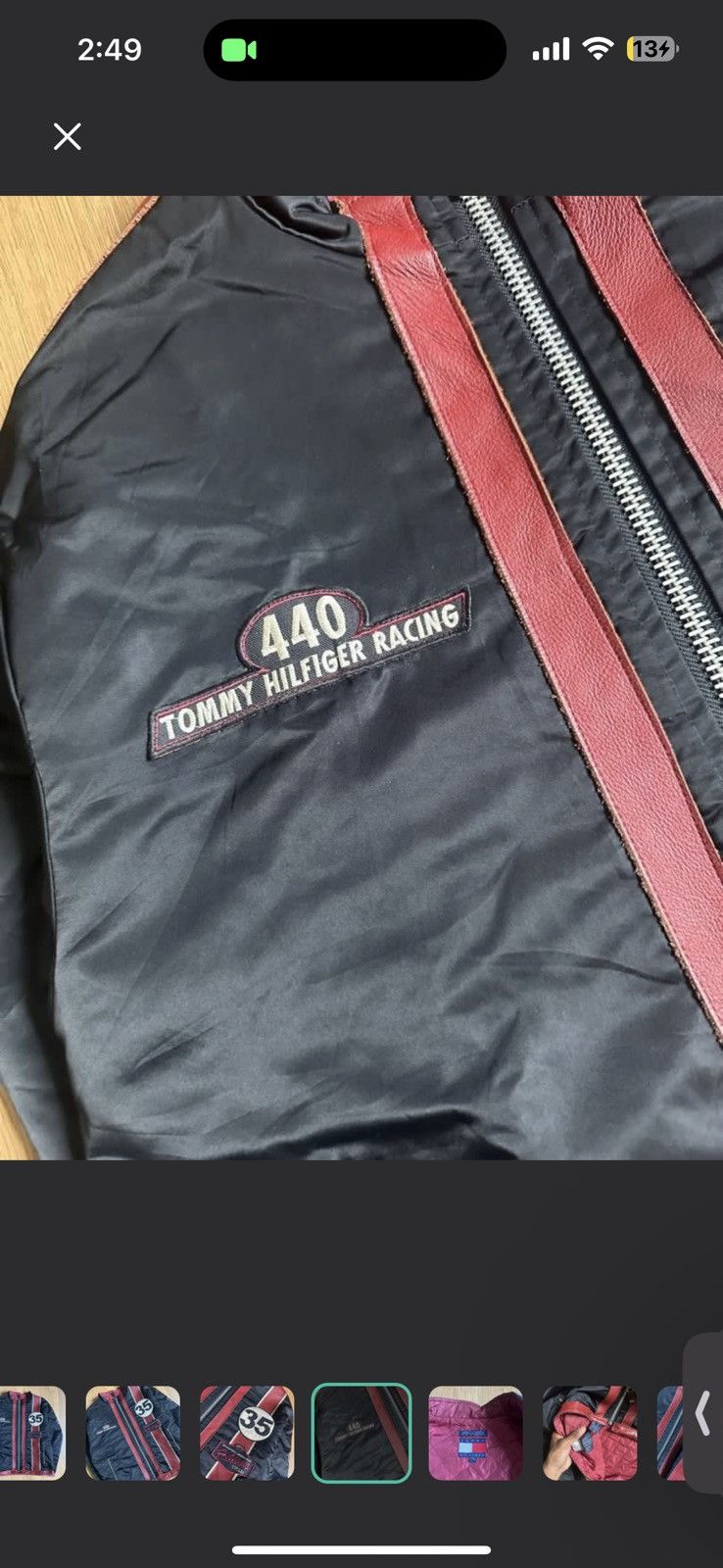 Tommy Hilfiger Tommy Hilfiger Racing Jacket Size US XL / EU 56 / 4 - 4 Thumbnail
