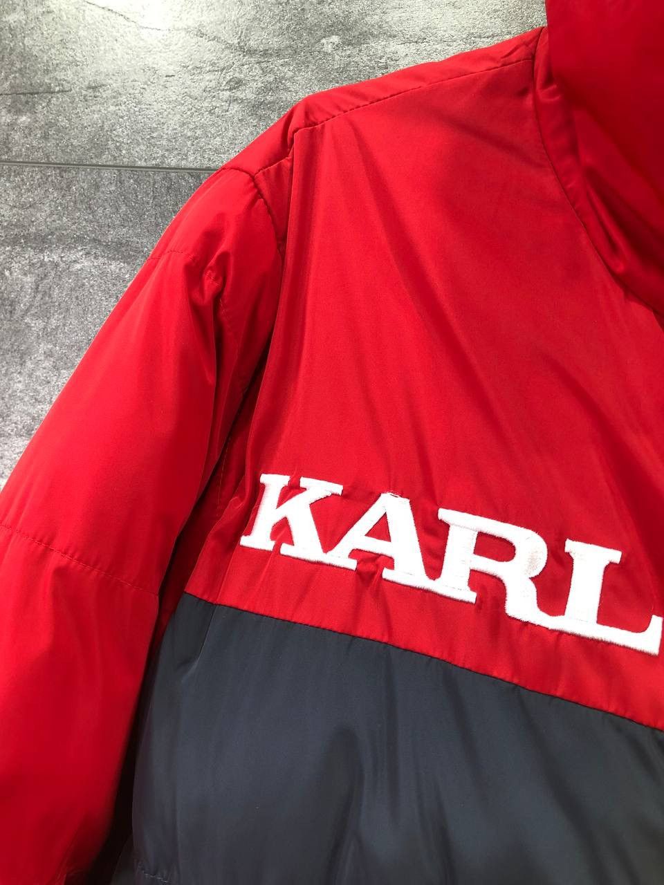 Vintage Mens Karl Kani Retro Reversible Block Puffer Jacket Size US XS / EU 42 / 0 - 24 Thumbnail