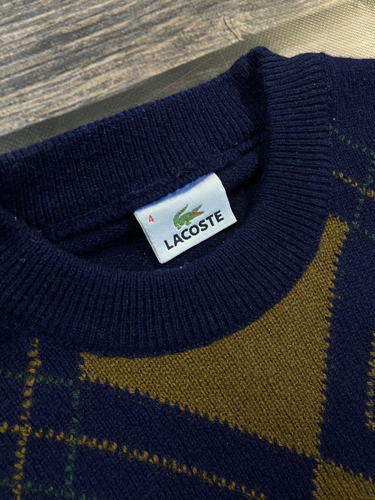 Lacoste ⚡️LACOSTE WOOL SWEATER Size US S / EU 44-46 / 1 - 3 Thumbnail