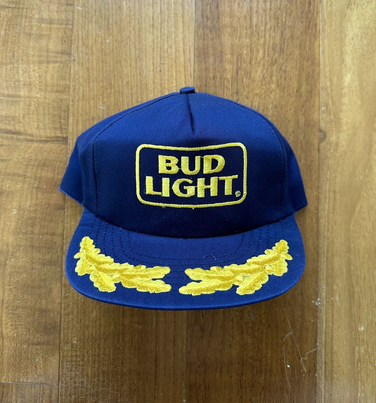 Vintage Vintage 80s Bud Light Scrambled Eggs Trucker Hat OSFA Size ONE SIZE - 1 Thumbnail