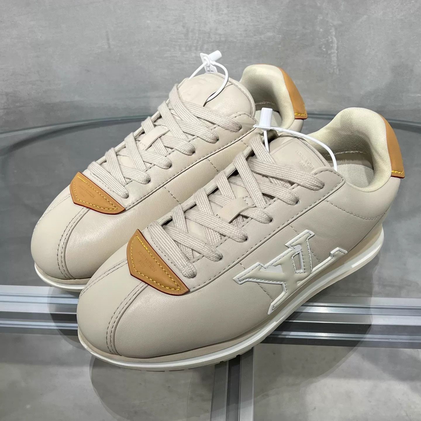 Louis Vuitton LV x Nigo buttersoft FW25 beige Waffle Racer UK6 (40) Size US 7 / EU 40 - 2 Thumbnail