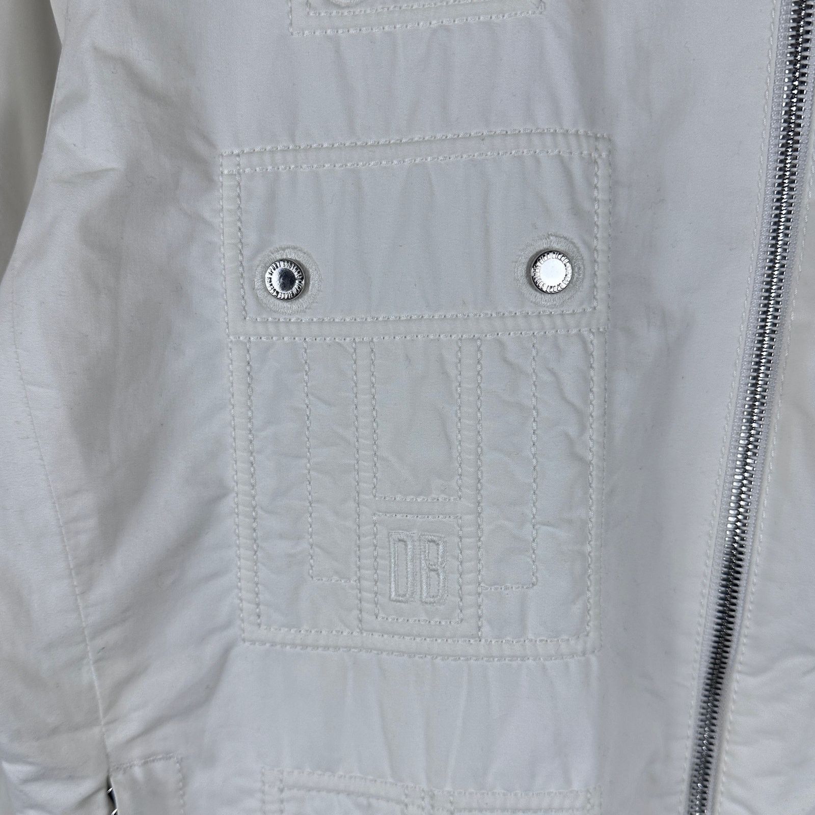 Dirk Bikkembergs S/S09 White Sports Couture Button Jacket Size US L / EU 52-54 / 3 - 7 Thumbnail