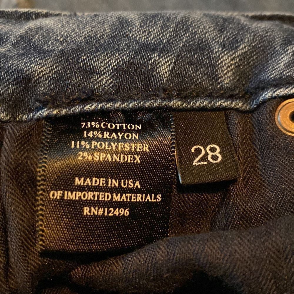 Other Parker Smith 28 Skinny Distressed Cropped Ankle Side Stripe Size 30" / US 8 / IT 44 - 7 Thumbnail