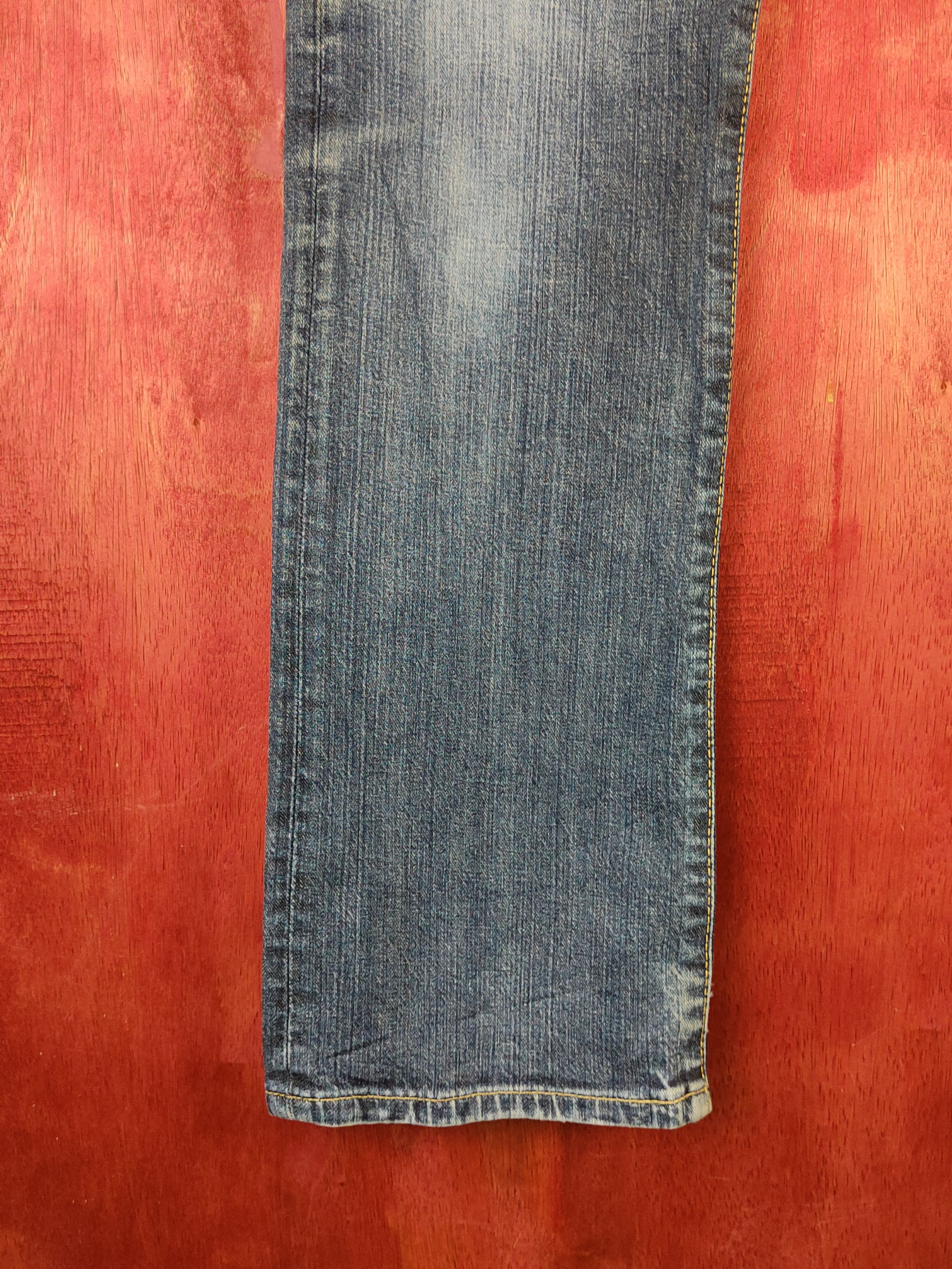 Edwin Edwin blue trip Dark Blue Distressed denim Jeans #S2205 Size US 34 / EU 50 - 4 Thumbnail