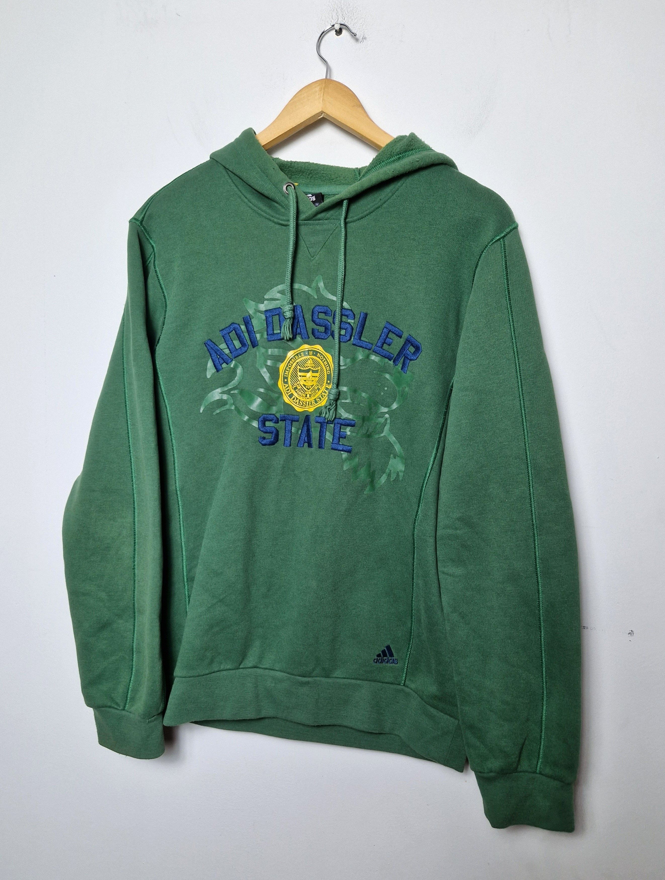 Adidas × Vintage Adidas Adi Dassler ADU vintage y2k university hoodie Size US L / EU 52-54 / 3 - 1 Thumbnail
