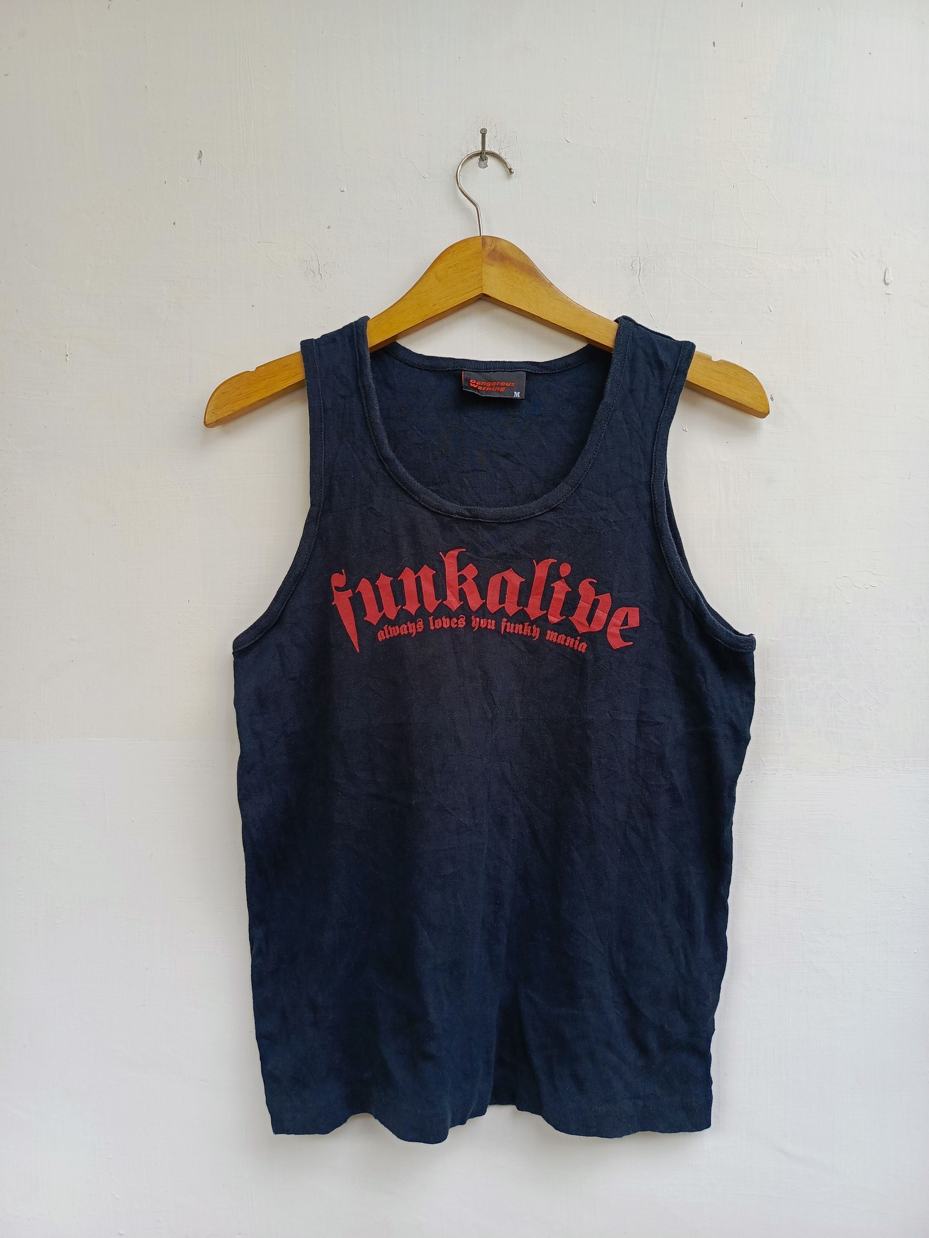 Japanese Brand Dangerous Warning Funkalive Tanktop Y2K Archive Size US M / EU 48-50 / 2 - 1 Thumbnail