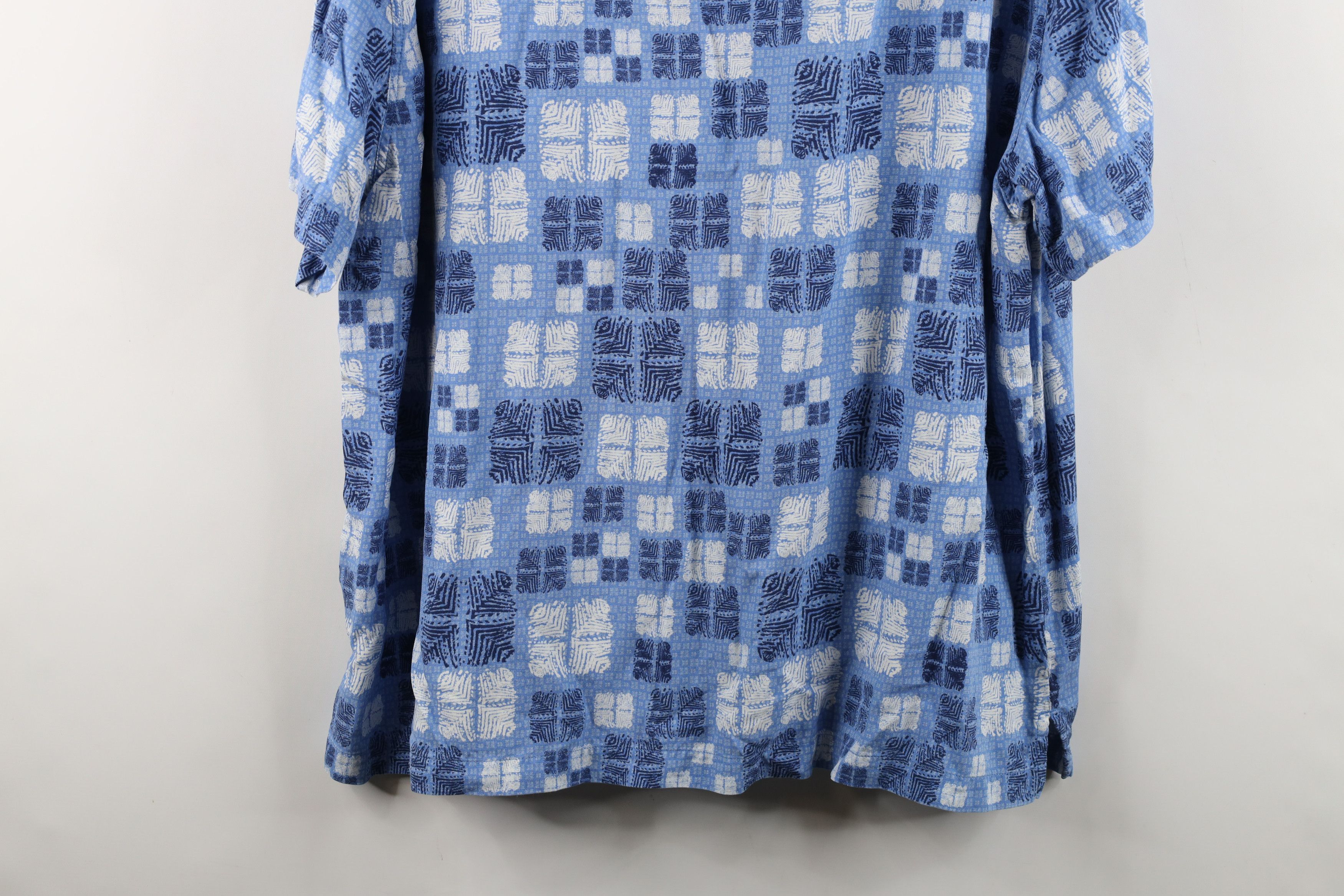 Nat Nast Nat Nast Luxury Originals Geometric Hawaiian Button Shirt Size US XXL / EU 58 / 5 - 12 Thumbnail