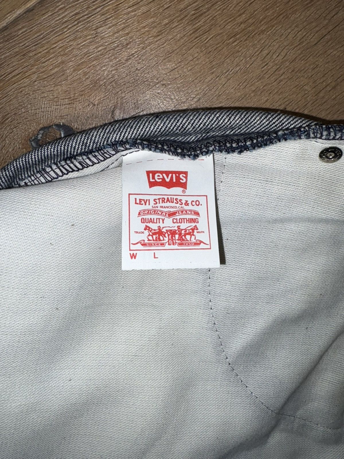 Levi's Levi’s Orange Tab Vintage Raw Denim 80’s Size US 34 / EU 50 - 6 Thumbnail