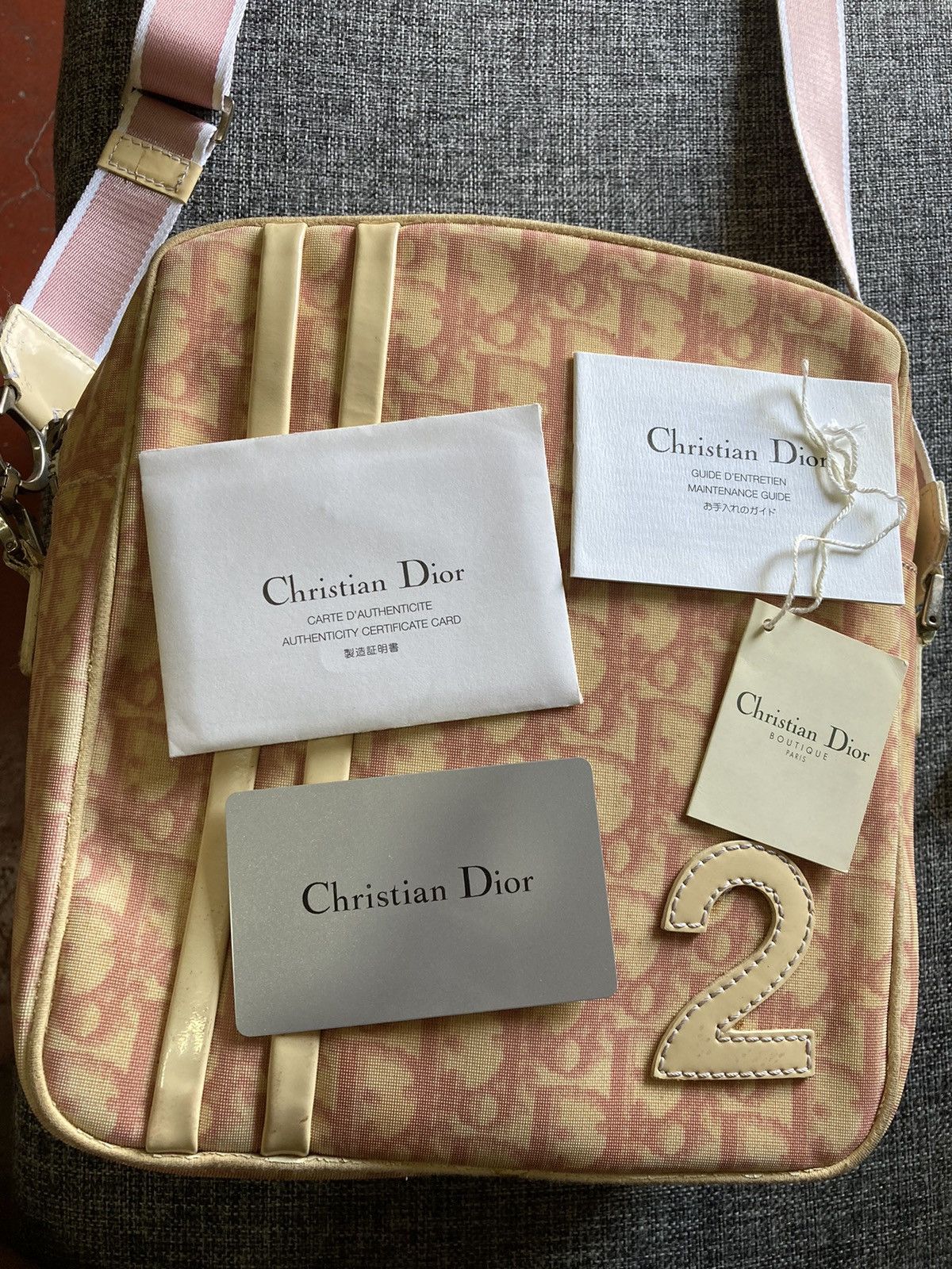 Dior Monogram Trotter No. 2 Canvas Crossbody Bag Size ONE SIZE - 13 Thumbnail