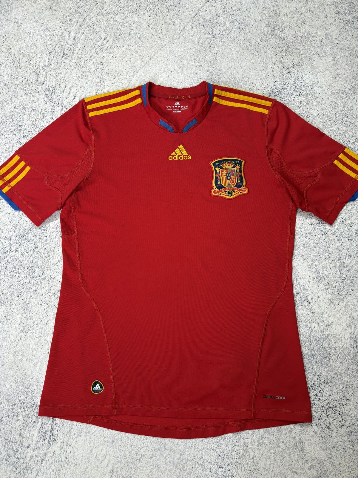 Adidas ADIDAS SPAIN 2009/2010 HOME SHIRT FOOTBALL SOCCER JERSEY 🇪🇸 Size US M / EU 48-50 / 2 - 2 Thumbnail