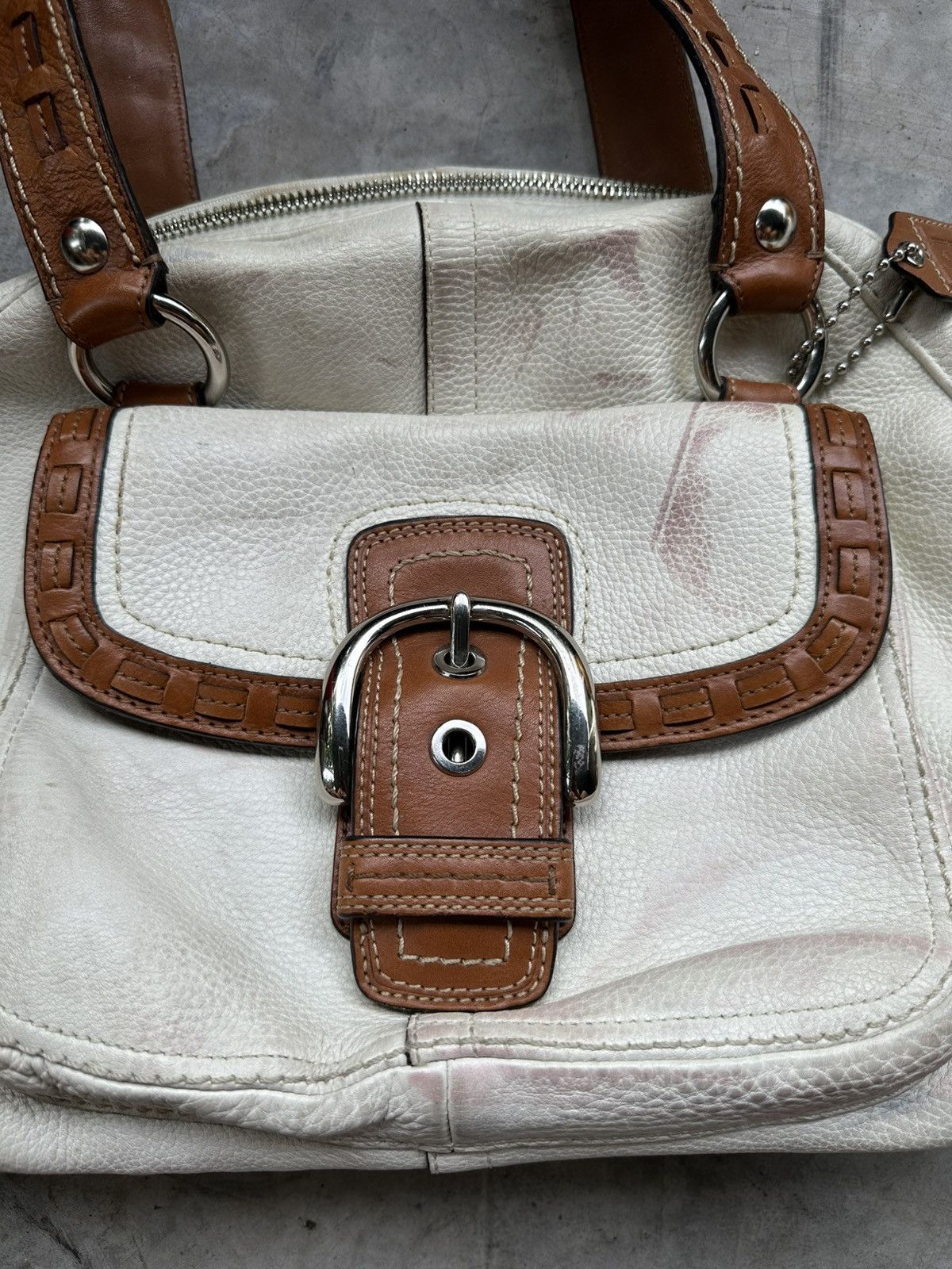 Coach VINTAGE COACH SOHO DOME LEATHER SHOULDER BAG Size ONE SIZE - 2 Thumbnail