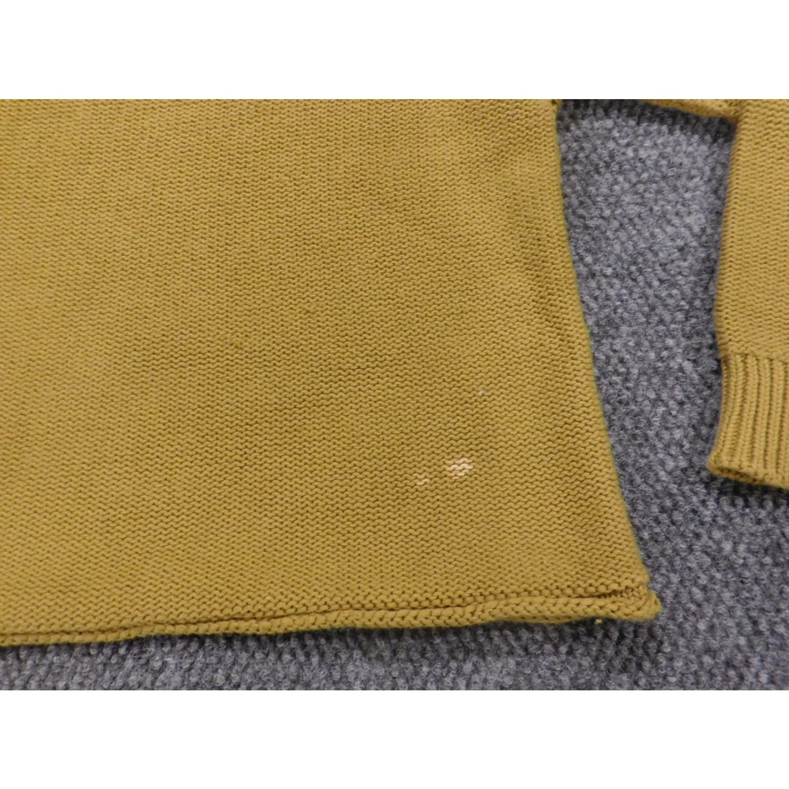 Vintage Chelsea & Theodore Womens Sweater XS Green Crew Neck Pullover Knit Cable Knit Raglan Sleeve Button Accent Lightweight Compact Pullover Vintage: No Size XS / US 0-2 / IT 36-38 - 4 Thumbnail