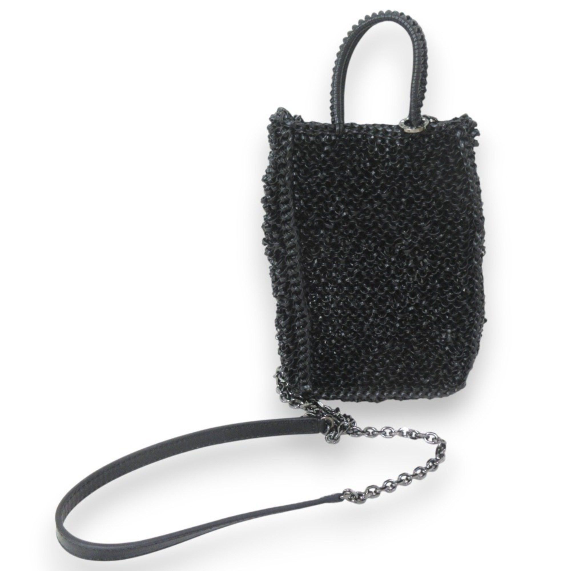 Anteprima Adesso Miniatura Wire Mini Shoulder Bag Pouch Black Women's