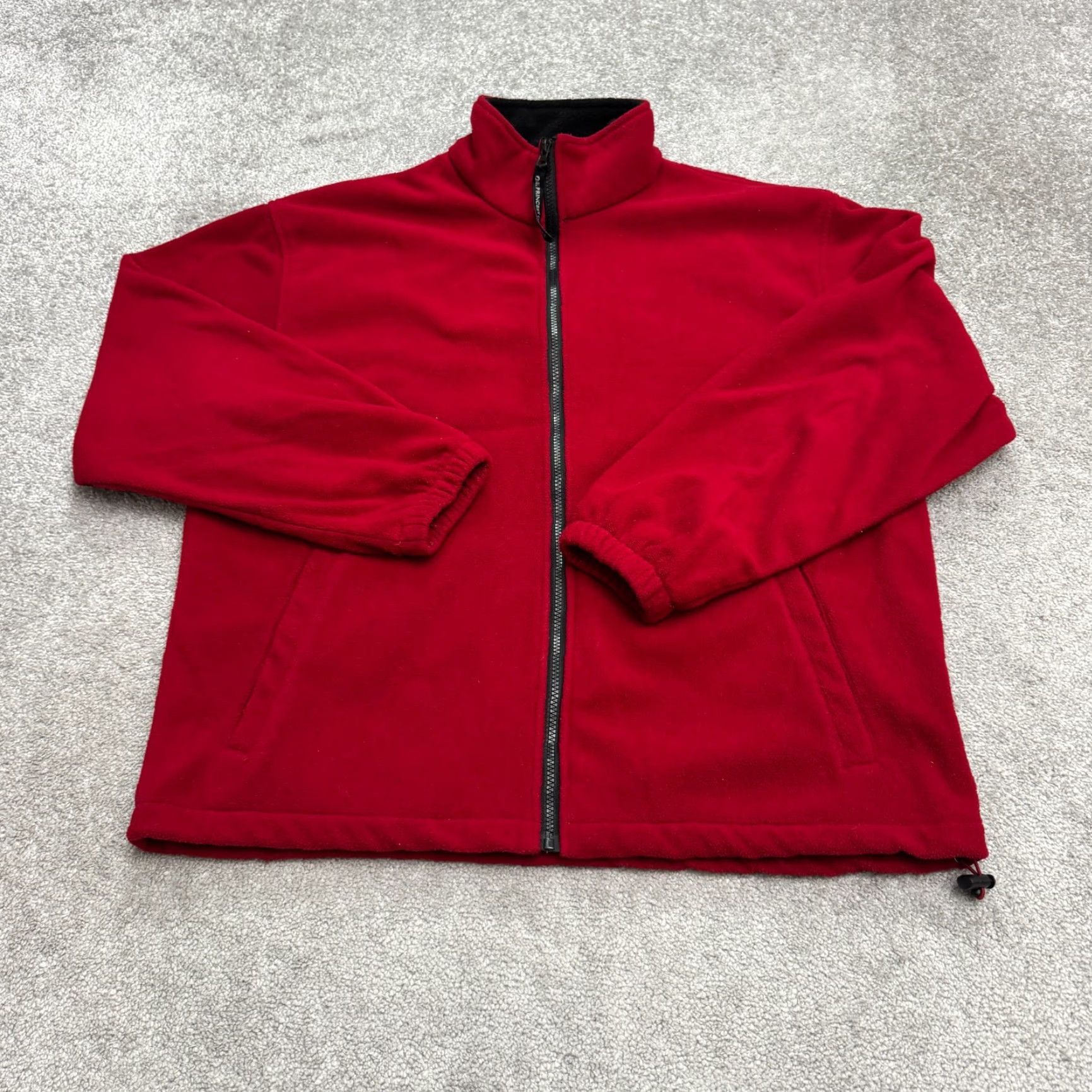 Vintage Princess Cruises Jacket Womens L Red Embroidered Fleece Pocket Zip Mid-Length Outdoor 90s? Size L / US 10 / IT 46 - 2 Thumbnail