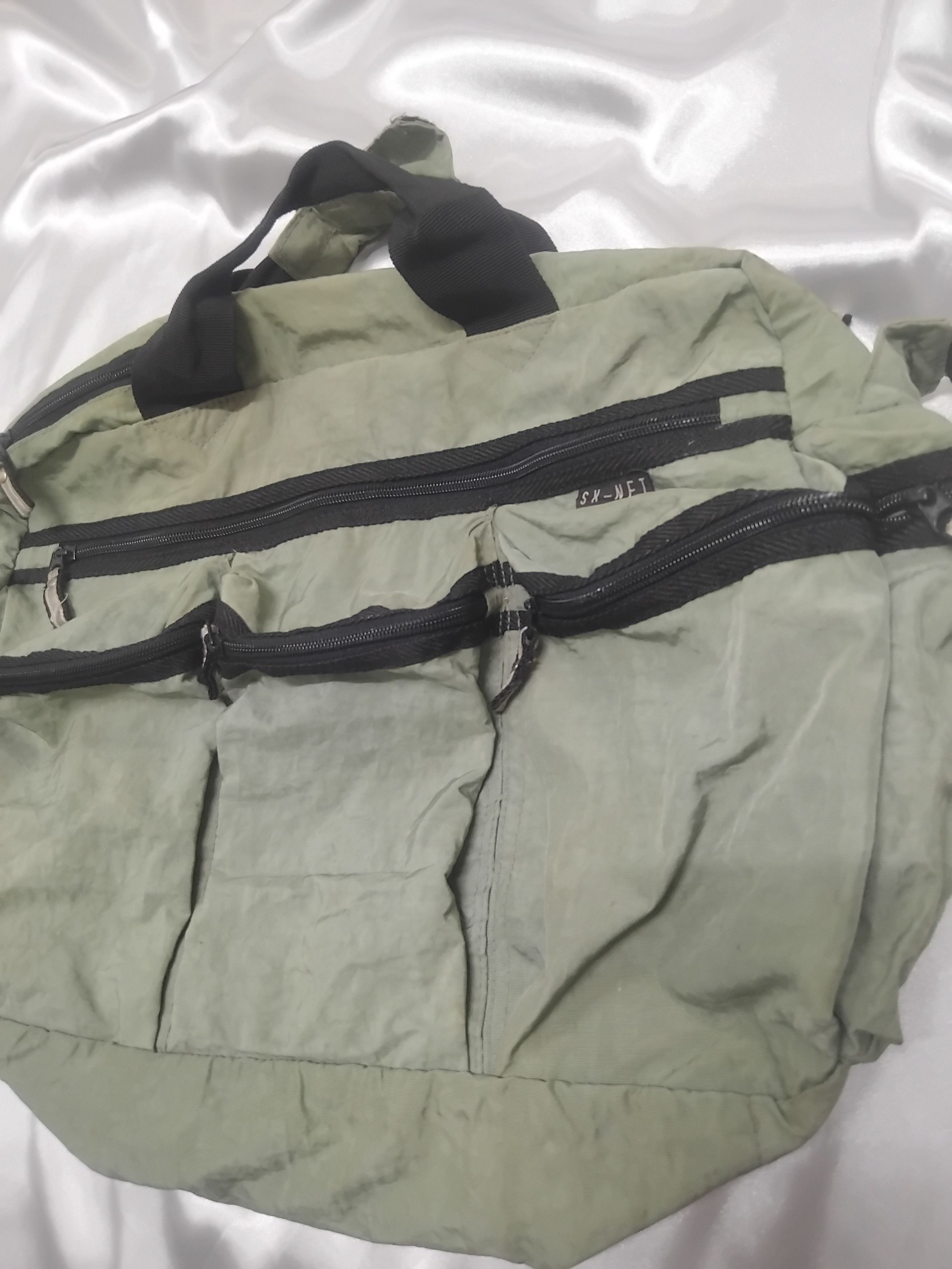 PPFM SK-NET Multipocket sage green colour Japanese bag Size ONE SIZE - 8 Thumbnail