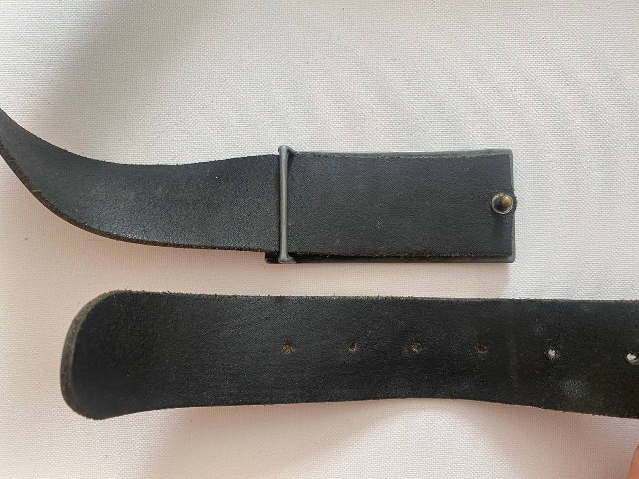 Diesel Vintage Diesel Metal Logo Spellout Leather Belt Y2K LGB rare Size ONE SIZE - 6 Thumbnail