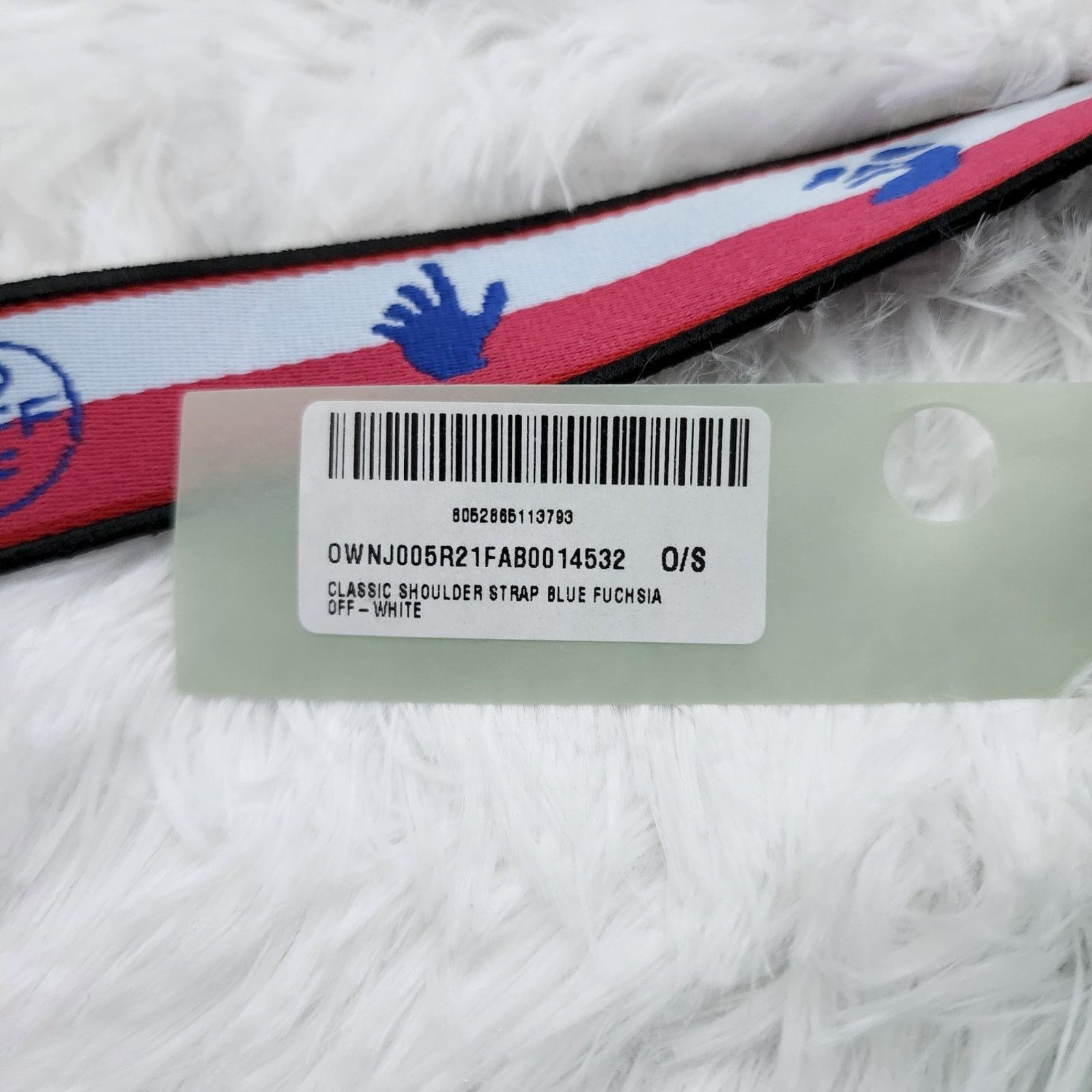 Off-White Off-White Classic Logo Shoulder Strap for Bags in Blue Size ONE SIZE - 4 Thumbnail