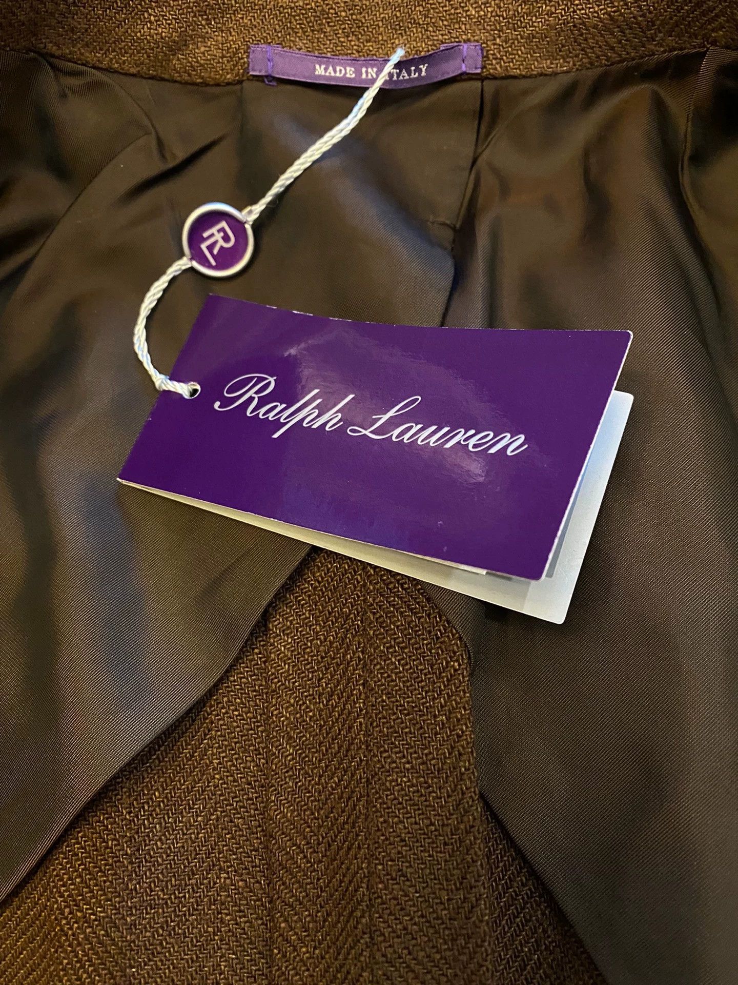 Polo Ralph Lauren Purple Label RL67 Italy Handmade Linen Blazer 40R Size 40R - 5 Thumbnail