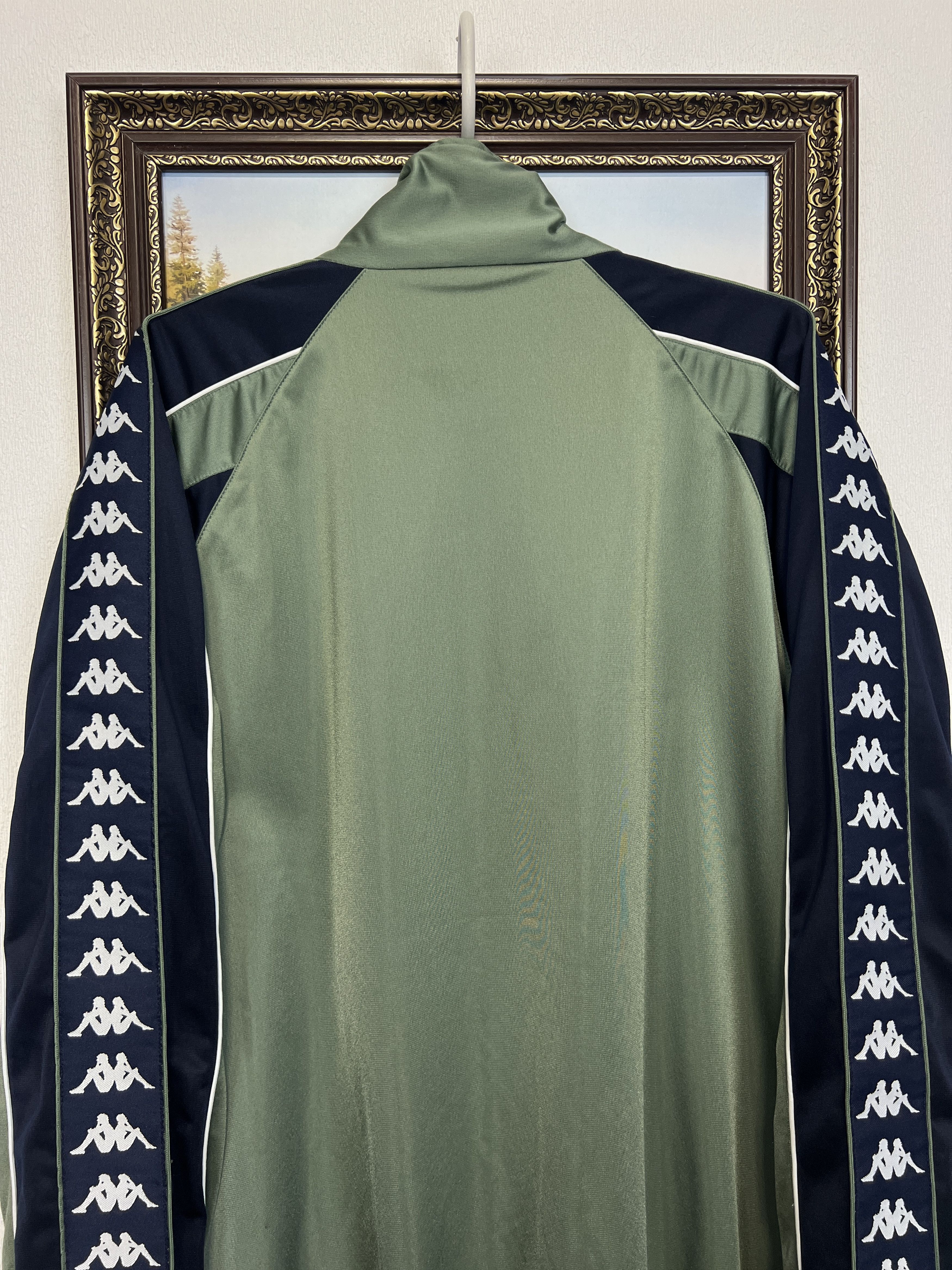 Kappa Vintage Olive Green Track Top Jacket Zip Sport Rare Hype Size US XXL / EU 58 / 5 - 10 Thumbnail