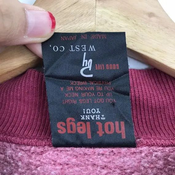 Vintage Vtg HOT LEGS LONDON Striped Tie Dye Sweatshirt Pullover Size US XL / EU 56 / 4 - 5 Thumbnail