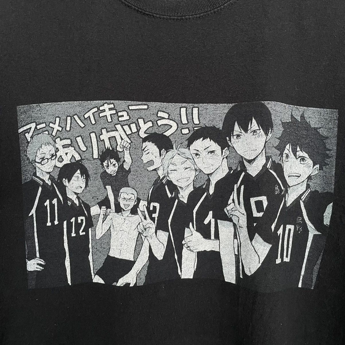 Anime × Cartoon Network × Vintage Y2K Anime Haikyu!! Japanese Manga Series T Shirt Size US M / EU 48-50 / 2 - 2 Thumbnail
