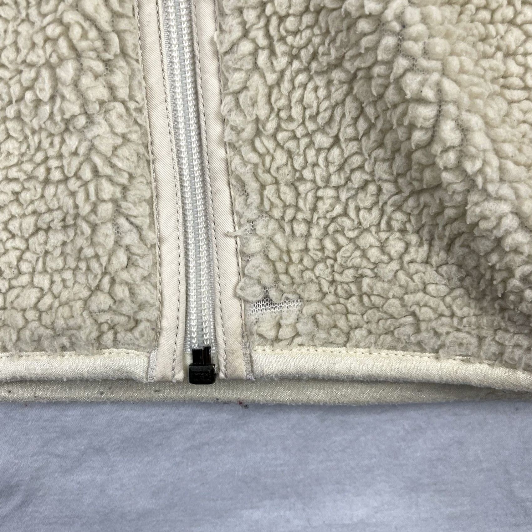 Patagonia Patagonia Jacket Womens Medium Beige Retro-X Deep Pile Fleece Zip Up Outdoor Size M / US 6-8 / IT 42-44 - 5 Thumbnail