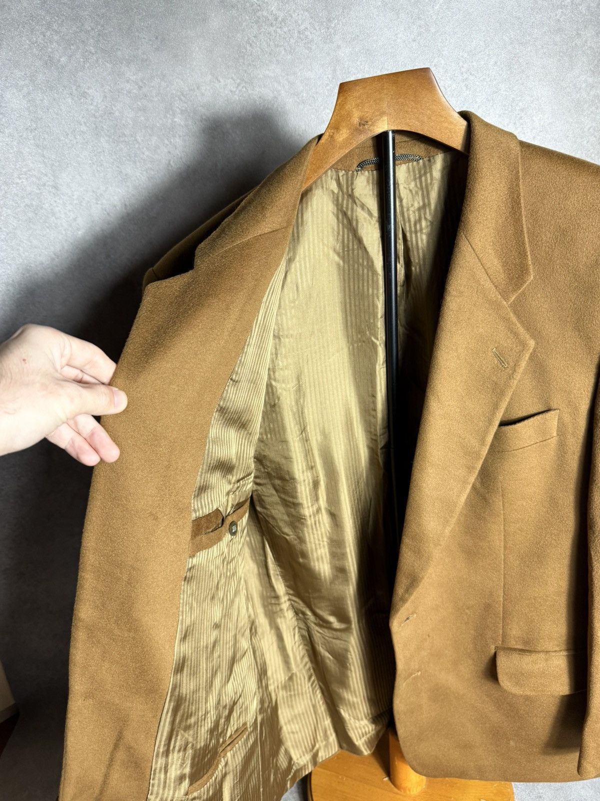Designer × Loro Piana × Vintage Loro Piana Vest Blazer Wool Cashmere Brown Vintage Size 40R - 8 Thumbnail