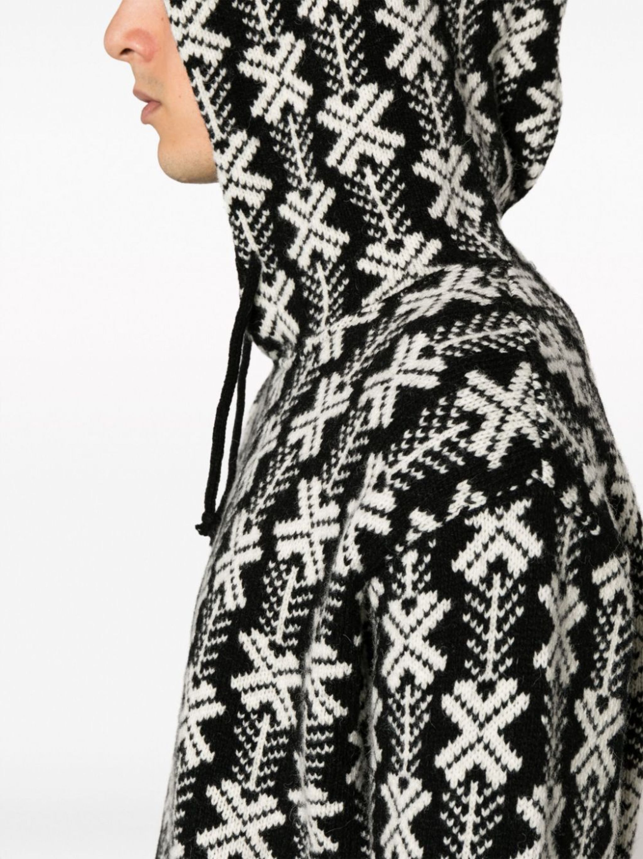 C.P. Company o1y1224 Hooded Sweater in Black/White Size US L / EU 52-54 / 3 - 5 Thumbnail