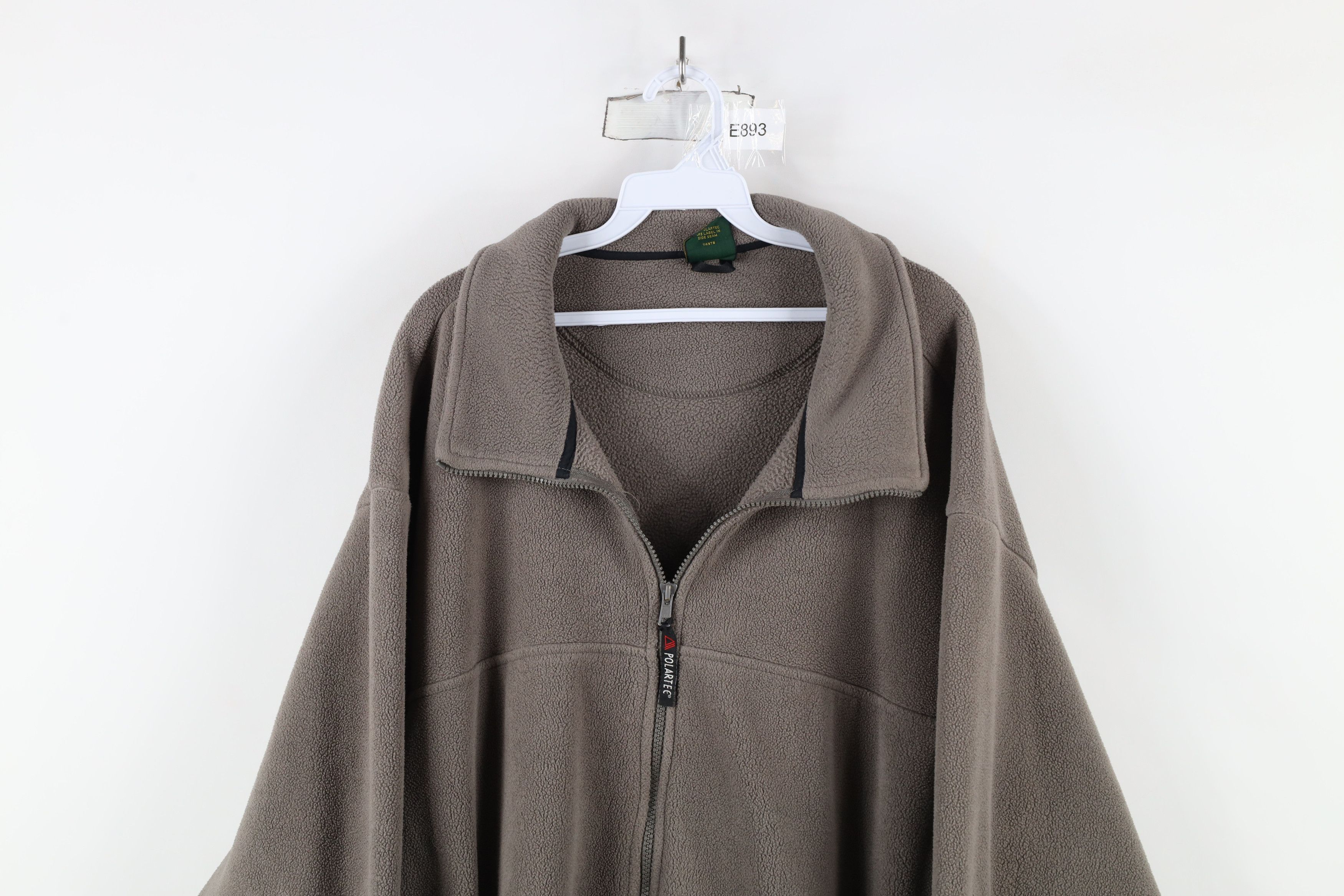 Cabelas × Vintage Vintage 90s Cabelas Polartec Fleece Full Zip Jacket Gray Size US XXL / EU 58 / 5 - 2 Thumbnail