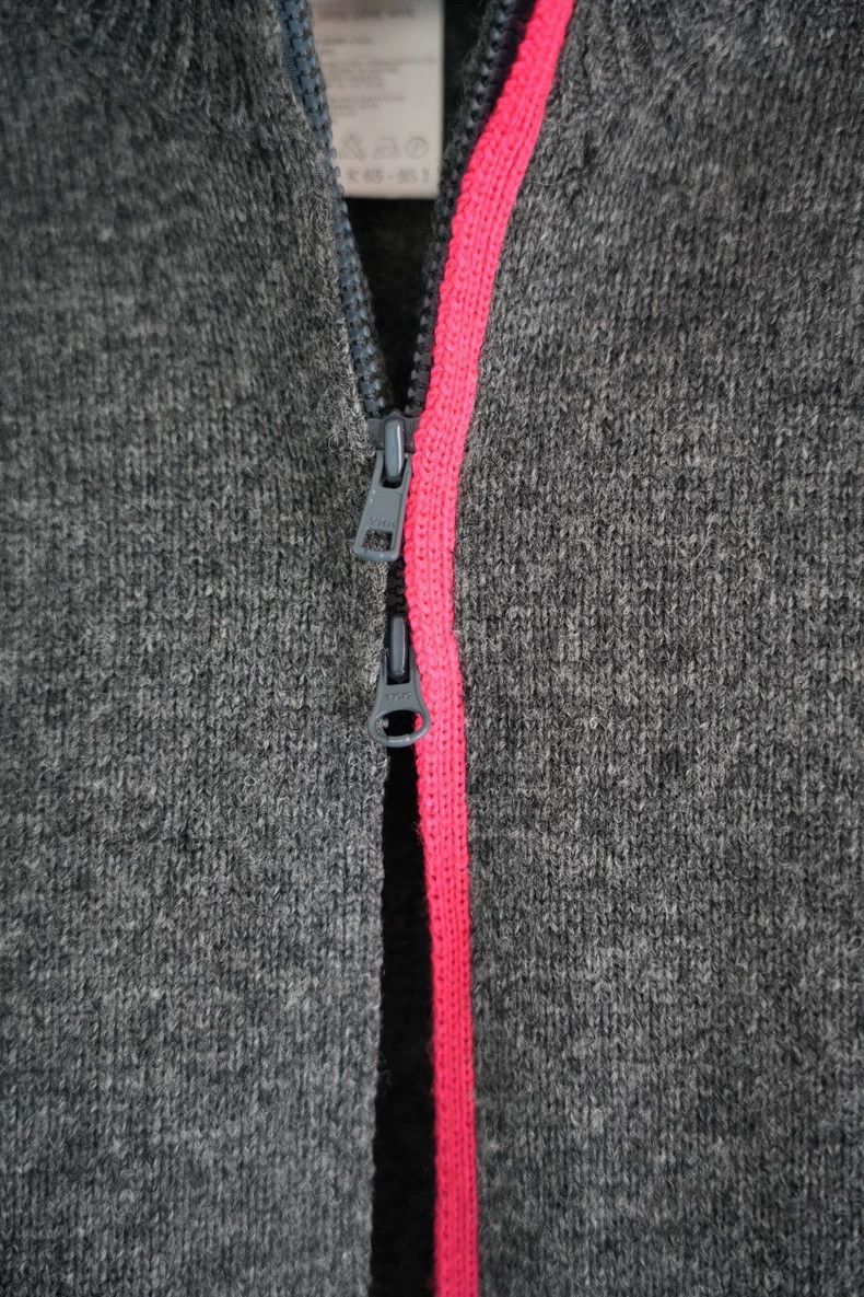 Yohji Yamamoto Yohji Yamamoto Yohji Yamamoto Zip Knit Jacket with Pink St Size US M / EU 48-50 / 2 - 4 Thumbnail