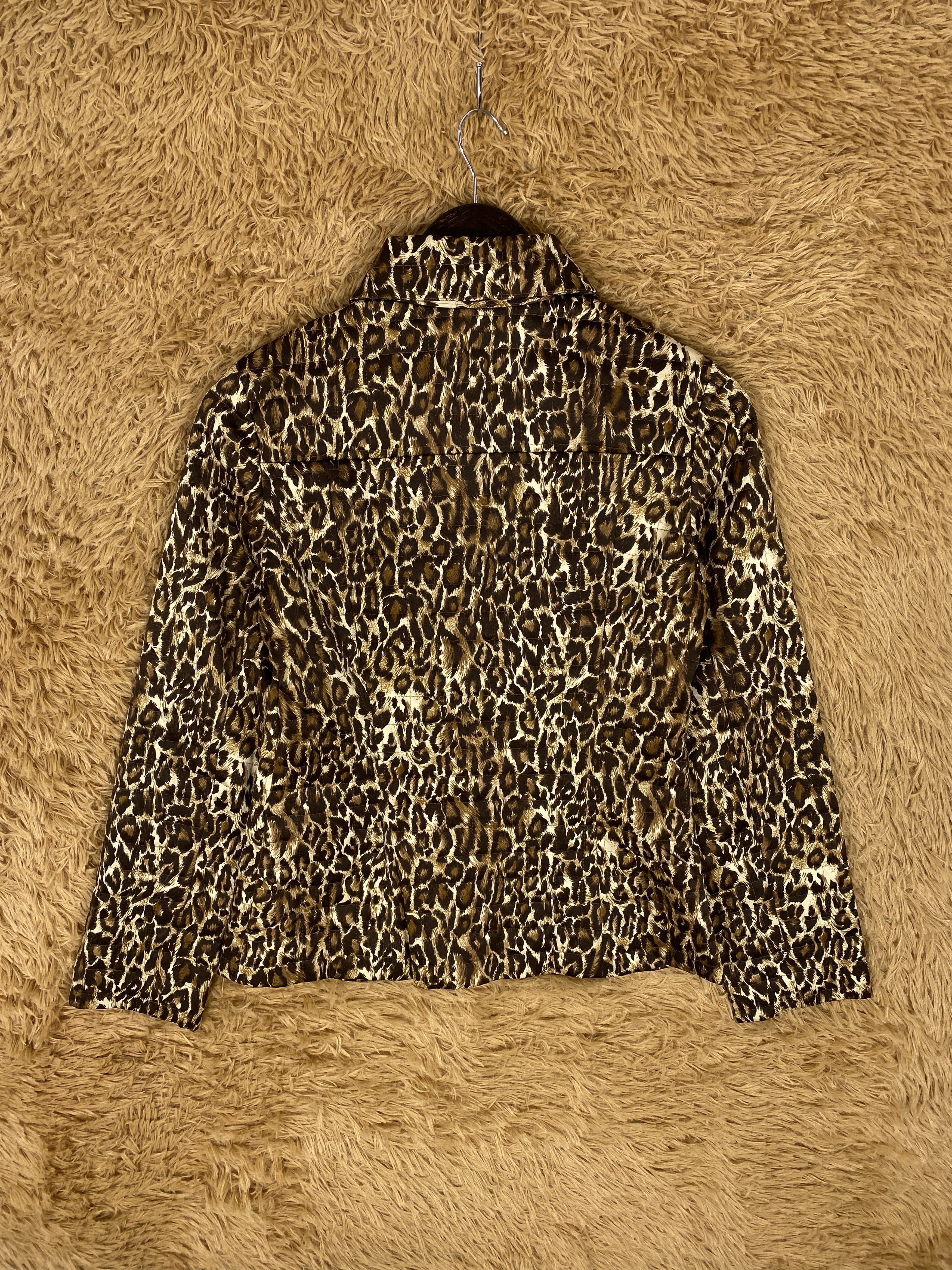 Japanese Brand Vintage Viaggio Blu Leopard Art Jacket J2334 Size S / US 4 / IT 40 - 6 Thumbnail