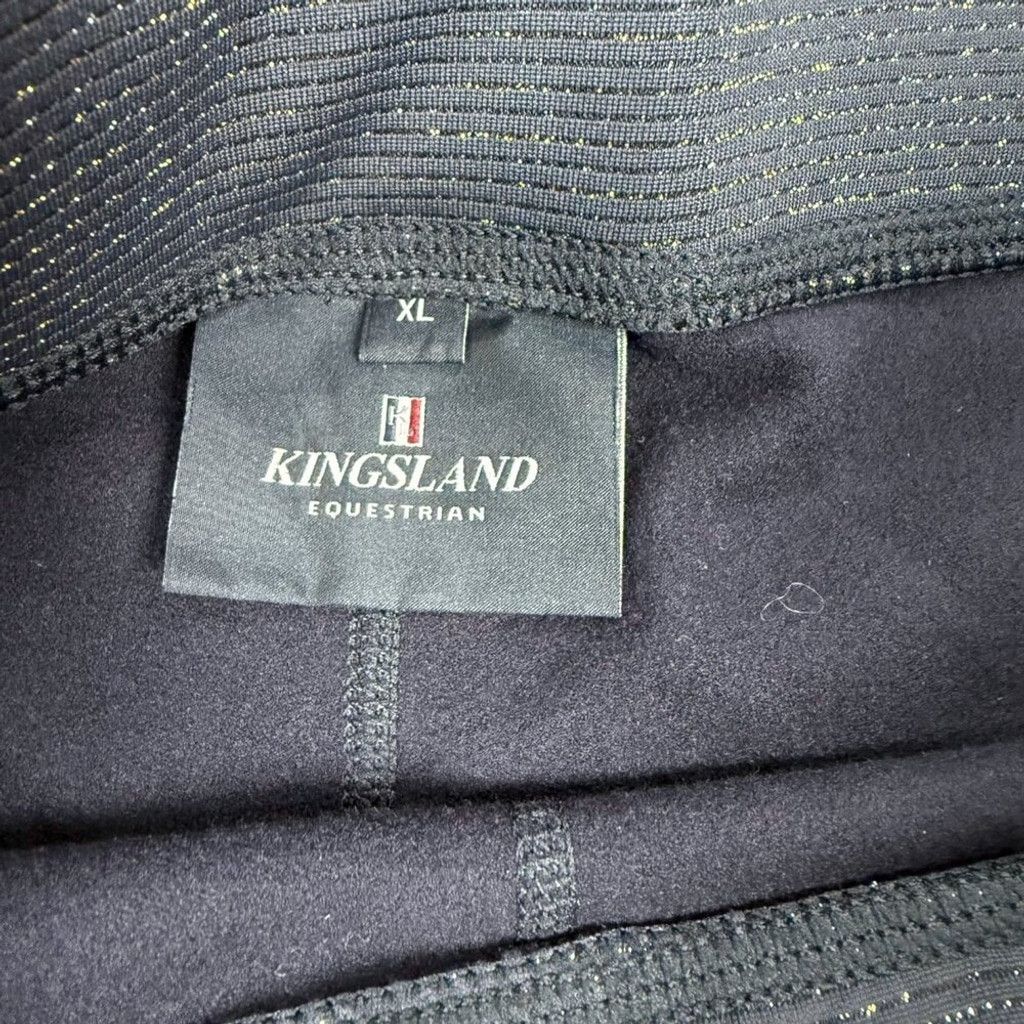 Kingsman Kingsland Katinka Winter Tight K-Grip Black Breeches Size XL Size 38" / US 16 / IT 52 - 8 Thumbnail