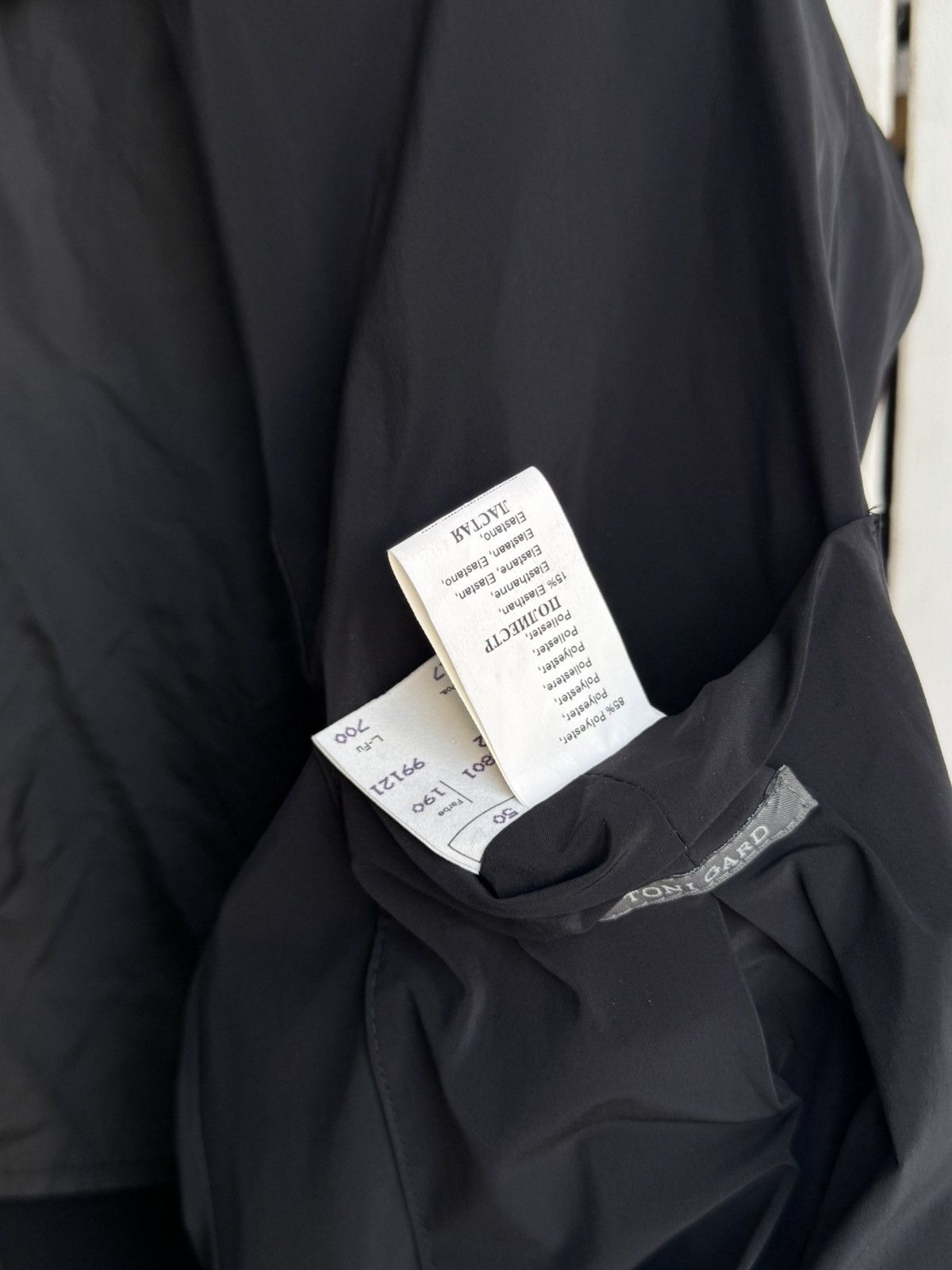 TONI GARD Vintage TONI GARD Minimalist Navy Technical Car Coat German Size US L / EU 52-54 / 3 - 16 Thumbnail