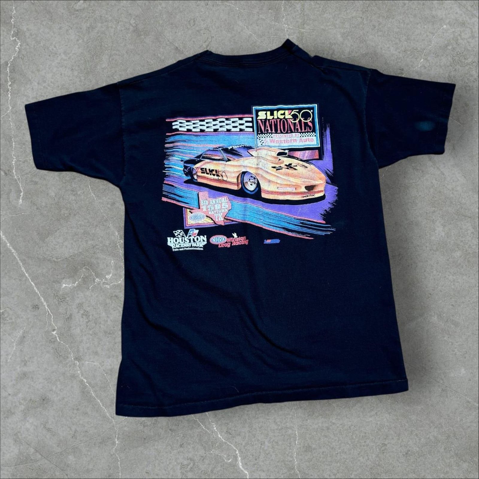 Other Vintage 1995 NHRA International Houston Racing Tee XL Size US XL / EU 56 / 4 - 3 Thumbnail