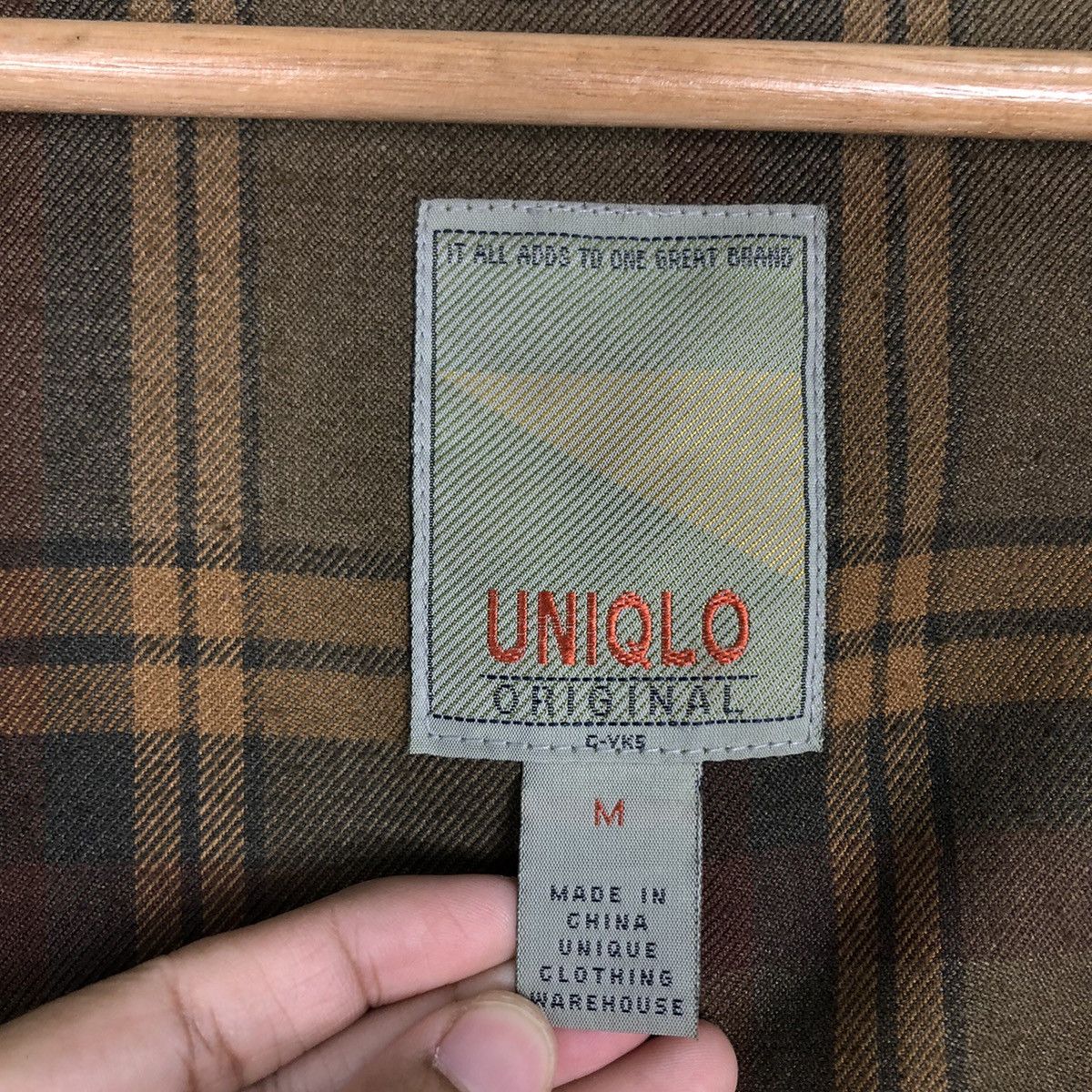 Japanese Brand 🔥Vtg Wool Jacket Tartan Lining Uniqlo Japan Issey Miyake Size US M / EU 48-50 / 2 - 17 Thumbnail