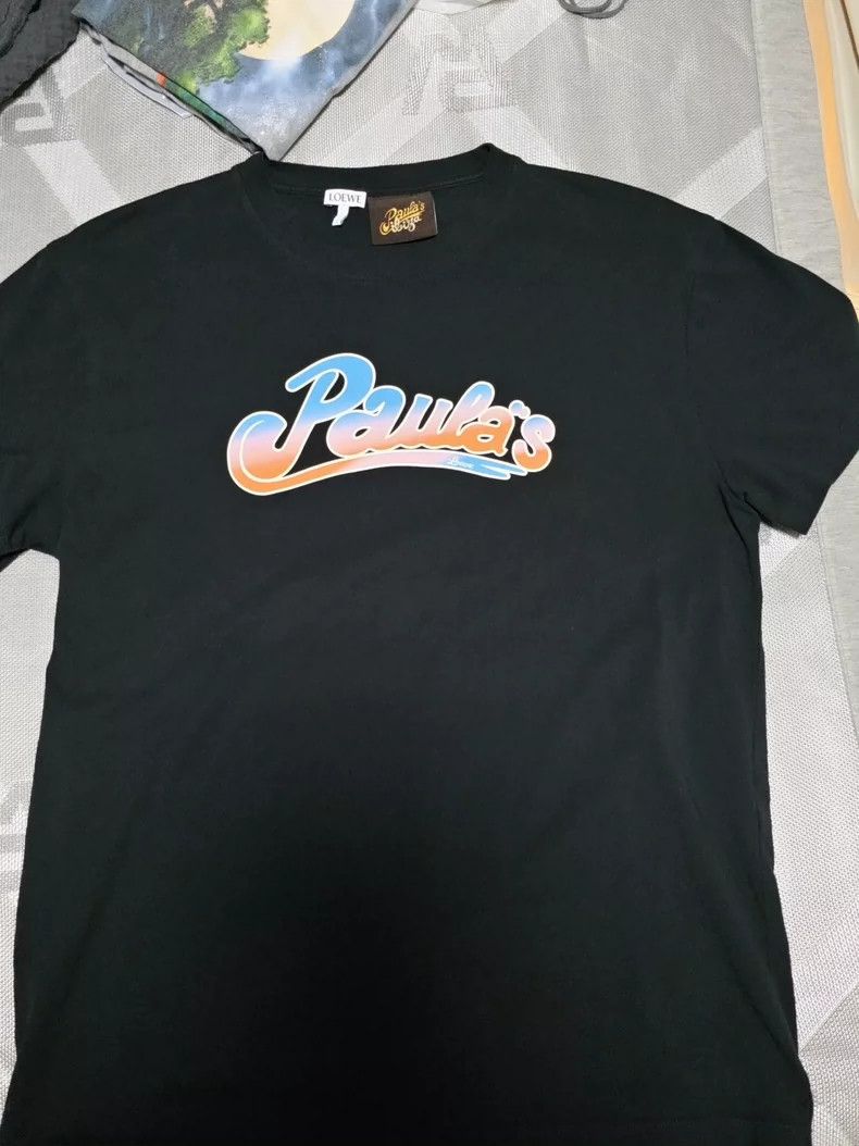 Loewe LOEWE Black printed T-shirt in short sleeves Size S / US 4 / IT 40 - 1 Thumbnail