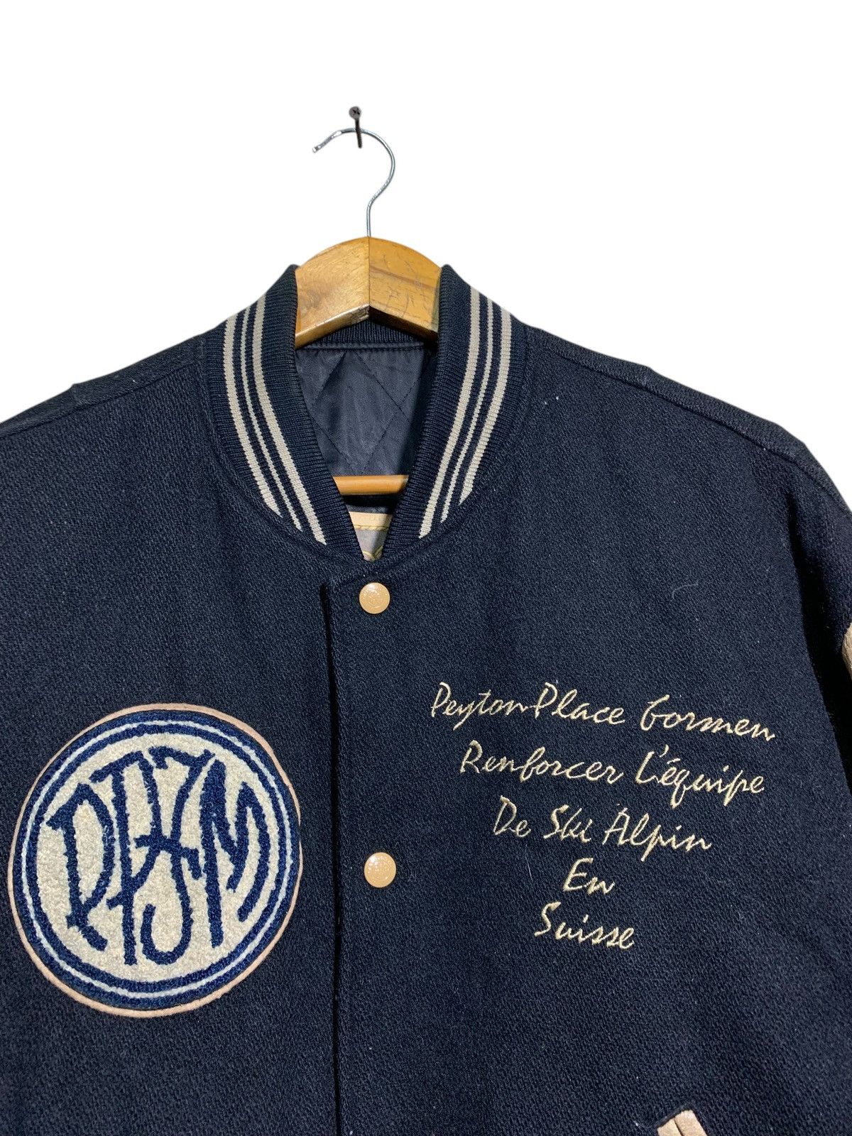 PPFM 🔥VTG PPFM VARSITY JACKETS WOOL/LEATHER Size US L / EU 52-54 / 3 - 4 Thumbnail