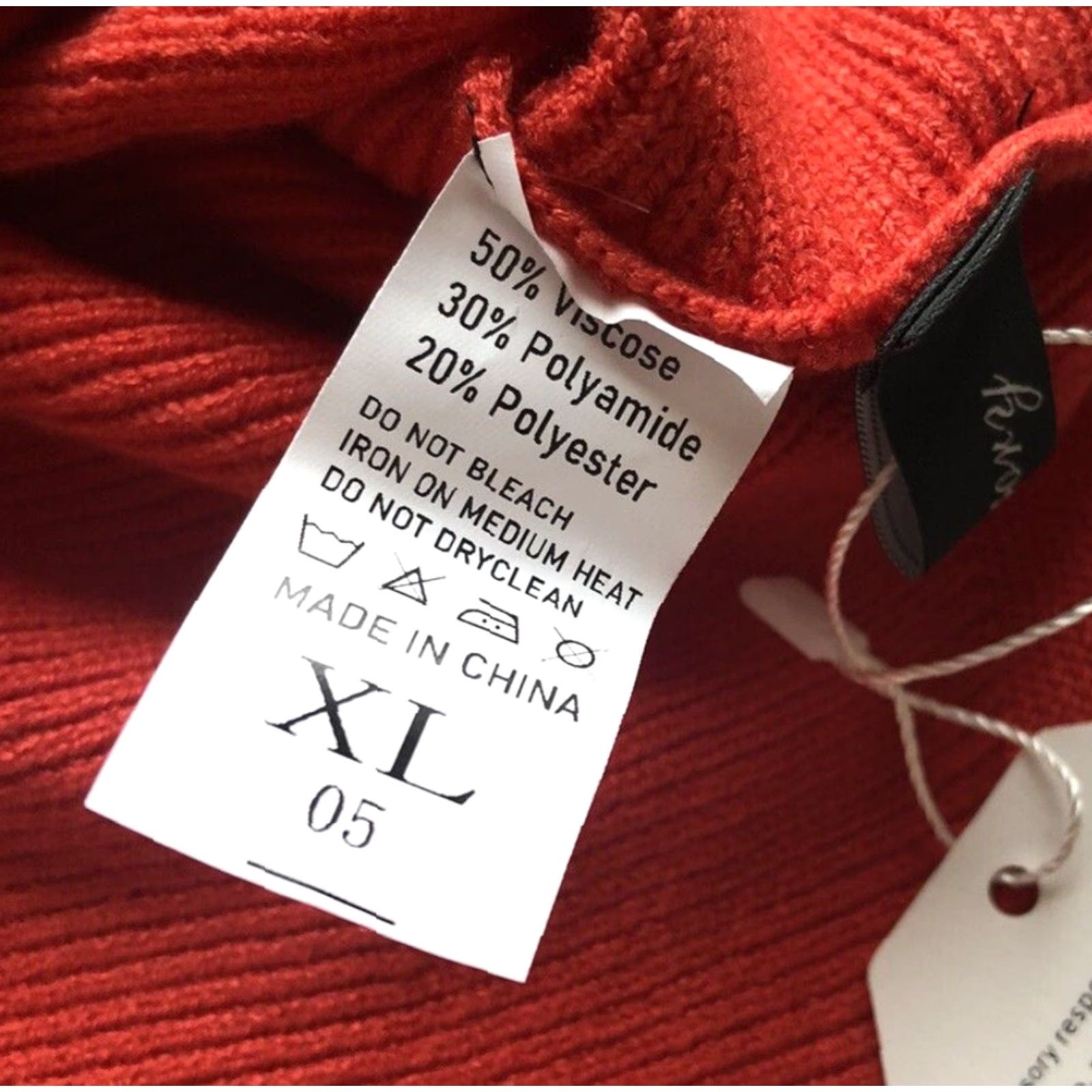 Vintage NWT New Lillusory Classic Women’s Orange Turtleneck Sweater Size XL Size XL / US 12-14 / IT 48-50 - 5 Thumbnail