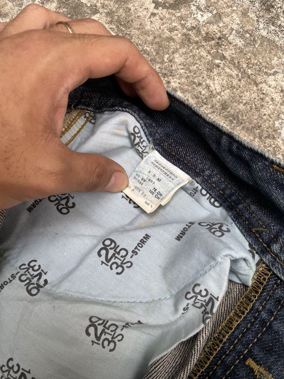 Vintage Vintage Y2K Strom Baggy Jeans Size US 33 - 5 Thumbnail